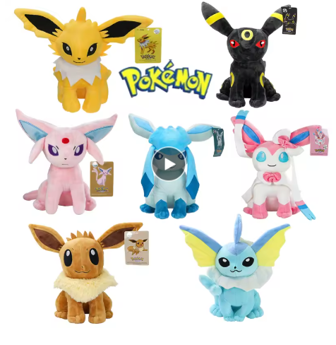 Random pokemon stuffed animals